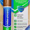 Grout Pen Brown Tile Paint Marker: Waterproof Grout Paint, Tile Grout Colorant and Sealer Pen - Brown, Wide 15mm Tip (20mL)