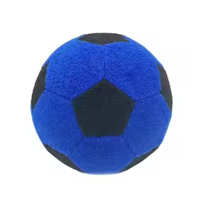 Fabric Soccer Ball, Soft Indoor and Outdoor Play Ball, Blue