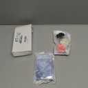 Outus 3 Pack 24 Inch Rose Retractable Badge Holders Nurse ID Badge Reels with 360 Degree Swivel Alligator Clip for Office Worker Doctor Student (Black, Pink, White)