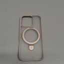 TORRAS 360 Spin Magnetic Stand for iPhone 16 Pro Max Case, Fit for MagSafe, Military Grade Protective Ostand Case for 16 Pro Max Phone Case with Stand Rotatable, Desert Pink 6.9 inch (Rose Gold)