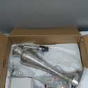 Ruzectt 30" Table Lamp, 3-Way Dimmable Touch Bedside Lamp with USB A+C Ports and AC Outlet, Tall Living Room Lamps for Side Table, Modern Brushed Nickel Bedroom Lamps for Nightstand, Silver-1PK