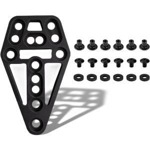 Holster Adapter, Cross Platform Conversion Kit, Molle Ride Holsters Mount, for Safari Series/Hawk Omnivore Holster/Drop Leg Platform/T-Series/Serpa Systems, Double-Sided Use (Billet Aluminum Modular)