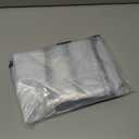 Household Essentials Medium Storage Bag, Clear Polyethylene with Black Trim Medium (22"L x 12"W x 26"H)