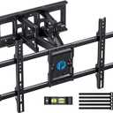 Pipishell Full Motion TV Wall Mount for Most 37-84 Inch TVs up to 132lbs, Wall Mount TV Bracket Articulating Swivel Tilt Extension Leveling Max VESA 600x400mm Fits 12/16" Wood Stud, PILFK1