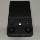 R36MAX 4000mAh Portable Rechargeable Handheld Retro Game Console,Comfort Non-Slip Handheld Standing Retro Game Console with 64G TF Car,4.0-inch Screen,for Office,Black