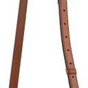 Allzedream Genuine Leather Purse Strap Replacement Crossbody Handbag Long Adjustable (Brown)