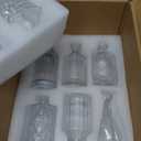 Clear Glass Bud Vases Set of 12, Mini Flower Vase for Centerpieces, Small Vases in Bulk for Wedding Decorations, Vintage Vase for Baby Shower, Party, Recepetion, Home Table Dcor