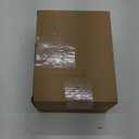 Overnight Oats Container - Yogurt Oatmeal Glass Canning with Lids and Spoon, 10 oz Cereals, Milk, Fruit Salad, with Measurement Marks (Orange)