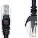 2 x Amazon Basics RJ45 Cat 6 Ethernet Patch Cable, 10Gpbs High-Speed Cable, 250MHz, Snagless, 15 Foot, Black