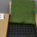 Lesmart Artificial Grass Tiles Interlocking Turf Set of 9
