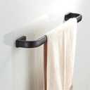 Flybath Towel Rail Bar Single Layer Brass Antique Holder Wall Mounted 57 cm / 22.44 inches, Oil Rubbed Bronze