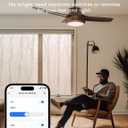 meross Smart Ceiling Fan Control & Dimmer Light Switch, Works w/Apple HomeKit, Alexa, Google & SmartThings, 4-Speed Fan Control, 2.4G Wi-Fi Fan and Light Switch Combo, Neutral Wire Needed, Single Pole