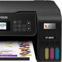 Epson EcoTank ET-2800 Wireless Color All-in-One Cartridge-Free Supertank Printer with Scan and Copy  The Ideal Basic Home Printer - Black, Medium