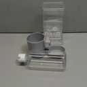 No Mess Bird Feeder Water Dispenser Set, Bird Feeder for Cage, Cage Accessories for Cockatiels, Finches, Budgies and Canaries (grey)