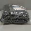 CozyLux Full Size Comforter Sets Dark Grey, 7 Pieces Bed in a Bag, Dark Grey Comforter Full Size, All Season Bedding Sets with Stitch Quilted Comforter, Flat Sheet, Fitted Sheet, Pillowcases