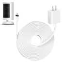ALERTCAM 25ft Weatherproof Power Adapter for Spotlight Cam Plus/Pro (Battery) and Outdoor Cam Plus (Battery), Flat USB-C Power Cord for Continuous Power Supply to Security Camera, White