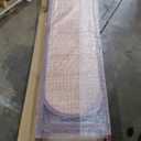 4 Panel Room Divider Screen and Folding Panel Divider in Arch Shape,Double Sided Bamboo Panel Screen for Room Separation,Brown,70.9" H x 70.9" W