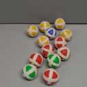 DailySee Sticky Balls for Dartboard Game, 20 Pcs Safe Sticky Balls for Indoor Outdoor Party Games, Dart Hook and Loop Ball with Storage Bag