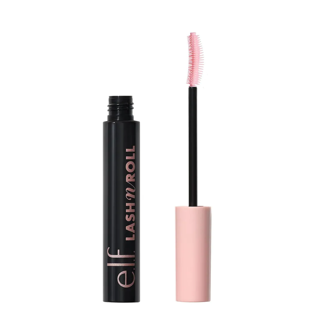 e.l.f. Lash 'N Roll Mascara, Curling Mascara For Visibly Lifted Lashes, Lifts & Separates Lashes. Long-Lasting Formula, Vegan & Cruelty-Free, Black