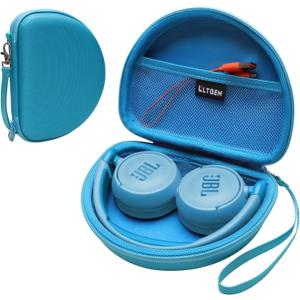 LTGEM Case Compatible with JBL JR 310 / Junior 320BT / JR 300BT Wireless Over-Ear Noise Cancelling Kids Headphones, Blue(Case Only)