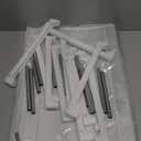 Shoe Rack, 7 Tier Shoe Storage Cabinet with Door 28 Pair Plastic Shoe Shelves Organizer for Closet, Entryway, Hallway, Bedroom