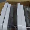 Delamu 2-Tier Multi-Purpose Bathroom Under Sink Organizers and Storage, Stackable Kitchen Pantry Organization, Pull Out Medicine Cabinet Organizer with Movable Dividers, White, 2 Pack