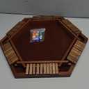 Juegoal Wooden Shut The Box Dice Game for 1-6 Players, Upgrade Tabletop Board Game with 12 Dice for Kids Adults Families, Classics Travel Portable Classroom Home Party Pub Board Game Sets