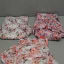 CuteBone Female Dog Diapers with Skirts Pack of 3 Reusable Puppy Dresses Pants for Heat Cycle Period QBD18S