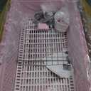 RIZZARI Hard-Sided Carrier: Opening Top Rolling Crate Ventilated 25 lbs