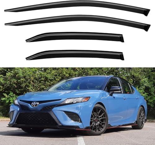 Window Visors Rain Guards for 2018-2024 Toyota Camry, Out-Channel Window Vent Wind Deflectors Visors Shades for Camry 18-24 