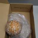 3-Pack Decorative Ball for Bowls, 3 Inch Mosaic Glass Balls Decorative Glass Orbs for Home Decor/Dining Tables/Wedding Party/Coffee Table/Centerpiece Decor [Brown]