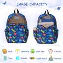 RAVUO Kids Backpack for Girls Boys, Cute Toddler School Bag Bookbag W Chest Strap
