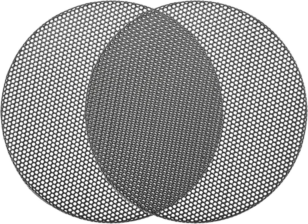 ACROPIX Universal 3 Inch Speaker Grills Mesh for Audio Subwoofer 84x6.5mm Grille without Frame Black - Pack of 2 (84mm)