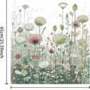 Floral Dishwasher Cover Magnet, Interesting Patterns Dishwasher Magnets Decorative Cover Removable Easy-Clean Dishwasher Door Wrapfor 2325.5 inches