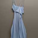 XinFSh Women's Long Bodycon Dresses Sleeveless Elegant Maxi Dress Spaghetti Strap Formal Party Wedding Guest Dress (Medium, Blue)