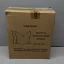 basic home 24x24 Euro Throw Pillow Inserts-Down Feather Pillow Inserts-Cotton Fabric-Set of 2-White.