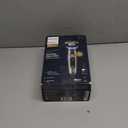 Philips Norelco Shaver i9000 Prestige Ultra, Wet & Dry Electric Shaver, Dark Slate, SenseIQ Pro Technology, Triple Lift & Cut System, 360 Rotating NanoTech Precision Blades, Quick Clean Pod, XP9402/86 (i9000 Prestige + Charge Stand, QCP & Trimmer, Black)