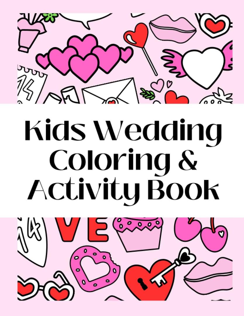 Wedding Coloring and Activities for Kids