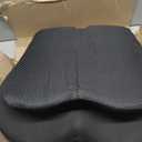 Memory Foam Car Seat Cushion, Ergonomic Coccyx Cushion for Tailbone & Back