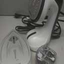 Steamer for Clothes, 1600W 2-in-1 Steamer & Iron with Large Ceramic Plate, Powerful Turbo Steam, Smart Temperature Control, Auto-Off, Wrinkle Remover for All Fabrics (white)