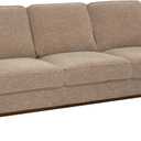 Porter Designs Annie Wood Trim Sofa, Cream