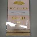 WORLD TRAVELER Eccolo Christian Art Desk Stand, Wooden Block Stand, 12 Gold Stamped Inspirational Cards