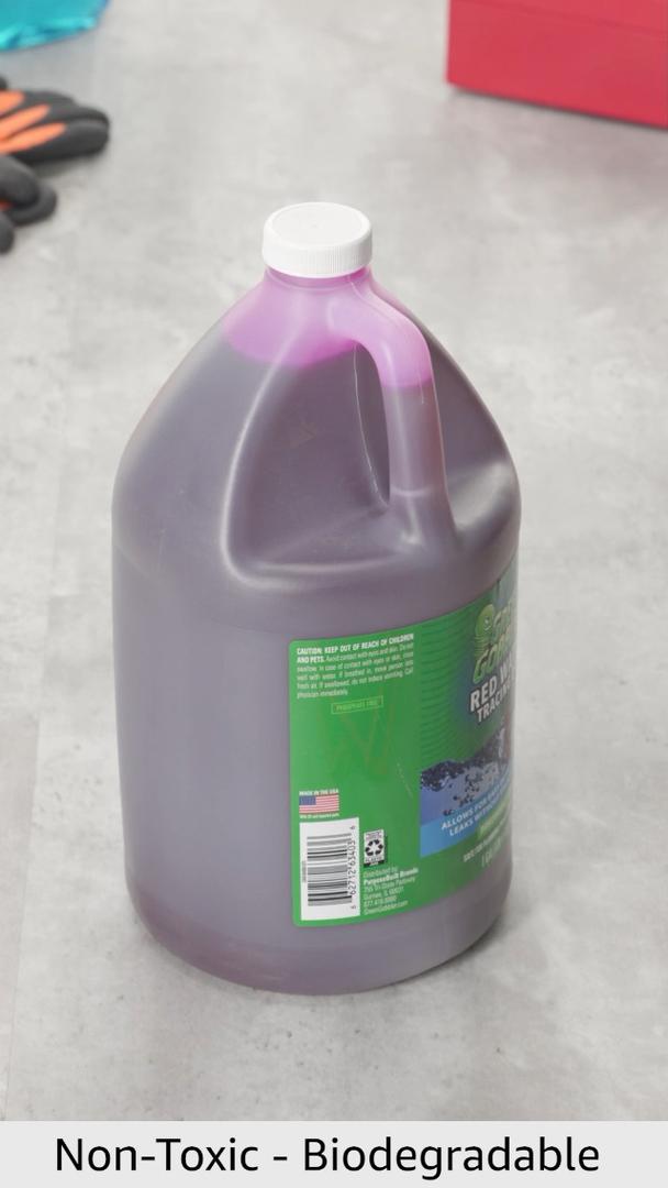 Red Water Tracing " Leak Detection Flourescent Dye  - 1 Gallon