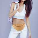 VALICLUD 1pc Summer Waist Bag Imitation Straw Woven Bag Chest Pouch Cross- body Bag