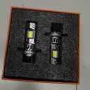 SEALIGHT H7 Bulb For Fog/ATV, 65000LM 65W 2025 New Modle, 6500K Eye-protected, Wireless Non-polarity 1:1 Size Easy Installation, 10 Years Lifespan, 2 Pack