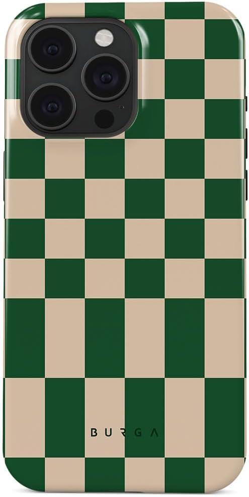 BURGA Phone Case for iPhone 15 Pro Max - Cute, Trendy, Aesthetic, Pattern Phone Cover, Hard Shell Protection - fits Apple iPhone 15 Pro Max Case for Women and Men, Ivy League