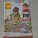 Oriate Kids Toy Dream Mat Monster Truck Activity Playmat, Multi Color Parent-Child Interaction Game Rug, Ideal Children's Educational Floor Mats for Monster Cars Construction Truck Toys 552-M