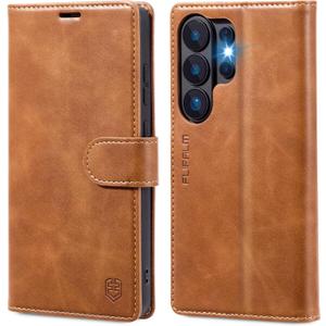FLIPALM Wallet Case for Samsung Galaxy S26 Ultra 6.9", RFID Blocking Credit Card Holder, PU Leather Folio Flip Kickstand Protective Shockproof Cover for Galaxy S26 Ultra (Grayish-Brown, S26 Ultra)