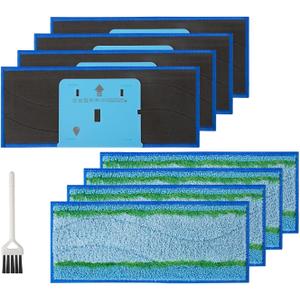 8 Pack M6 Mopping Wet Pads for iRobot Braava Jet m6 6110, 6012, 6112, 6113, Ultimate Robot, Wet Mopping Pads Compatible with Braava Jet m Series, Washable and Reusable Roomba Mop Pads