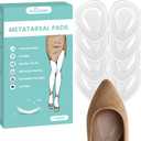 ZUCNANA Metatarsal Pads for Women (4 Pairs Shoe Inserts), Invisible Ball of Foot Cushions for Women High Heels, Soft Gel Foot Pads for Foot Pain Relief